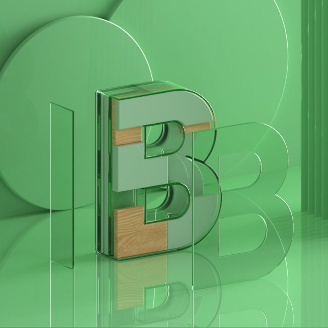 B